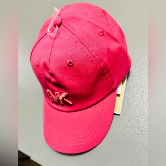 Michael Kors Pink Logo Baseball Cap Adjustable Hat NWT